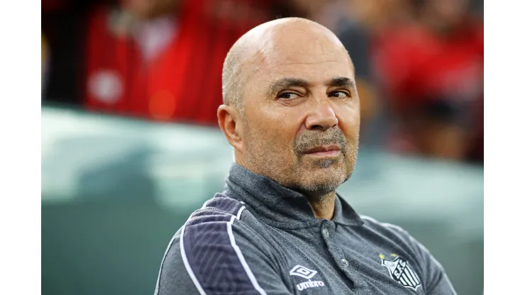 4th December 2019 Arena da Baixada Stadium, Curitiba, Parana, Brazil Brazilian Series A football league Athletico versus Santos Santos manager Jorge Sampaoli PUBLICATIONxINxGERxSUIxAUTxHUNxSWExNORxDENxFINxONLY ActionPlus12195239 HeulerxAndrey