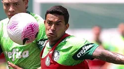 Dudu treina em dia de folga no Palmeiras. Foto: Cesar Greco/Palmeiras