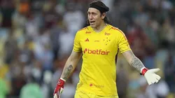 Cássio, arqueiro do Cruzeiro voltou aos treinos com o elenco Celeste e pode reforçar o time no próximo jogo