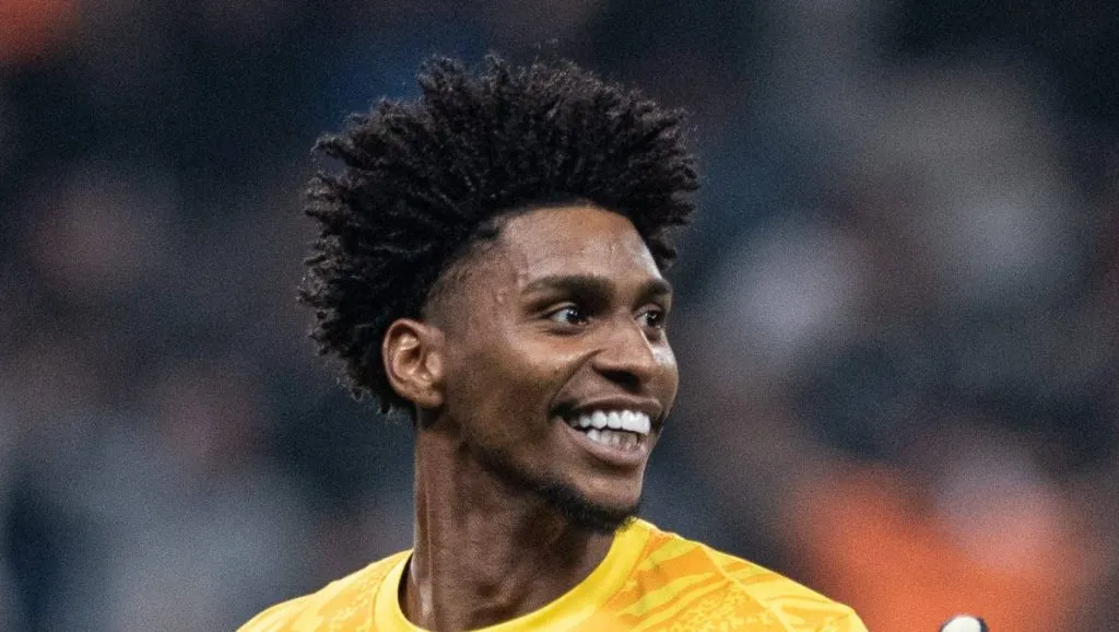 Hugo Souza, goleiro do Corinthians. Foto: IMAGO / TheNews2