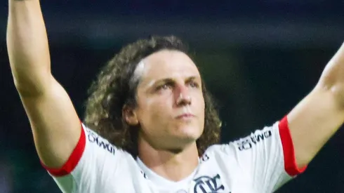 David Luiz durante partida contra o Palmeiras pela Copa do Brasil.