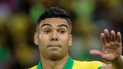 Casemiro durante partida da Seleção Brasileira na Copa América.