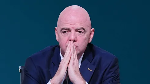 Gianni Infantino, presidente da FIFA, durante o congresso no Centro Nacional de Convenções Queen Sirikit. Foto: Amphol Thongmueangluang