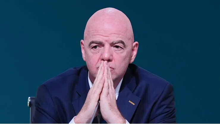 Gianni Infantino, presidente da FIFA, durante o congresso no Centro Nacional de Convenções Queen Sirikit. Foto: Amphol Thongmueangluang