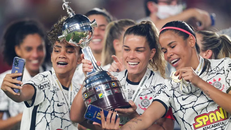 Corinthians na Libertadores Feminina. Foto: FocoUy/AGIF