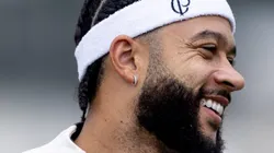 Memphis Depay durante treinamento no CT Joaquim Grava, no dia 10/10. Foto: Rodrigo Coca/Ag. Corinthians