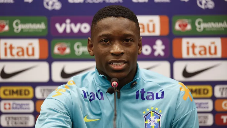 Luiz Henrique na Seleção Brasileira. Foto: CBF