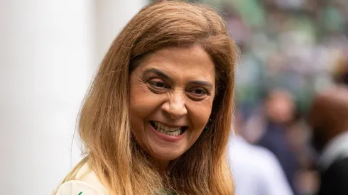 Leila Pereira durante partida entre Palmeiras e Criciúma, pelo Campeonato Brasileiro, no Allianz Parque. Foto: Rodilei Morais