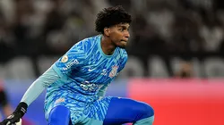 Hugo Souza, goleiro do Corinthians . Foto: Thiago Ribeiro/AGIF