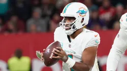 Tua Tagovailoa atuando em partida. Foto: IMAGO IMAGES