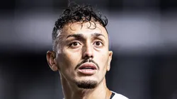 Pituca durante partida diante do Mirassol. Foto: Raul Baretta/ Santos FC.