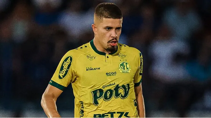 Lucas Gazal durante partida contra o Santos, pelo Campeonato Paulista de 2024.