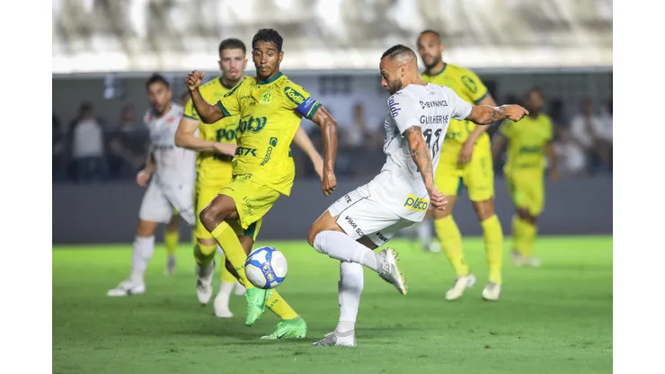 Guilherme durante partida realizada contra o Mirassol. Foto: Reinaldo Campos/AGIF