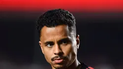 Allan durante partida do Mengão pelo Campeonato Brasileiro 2024.