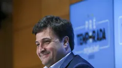 Alberto Guerra durante coletiva na Arena, em Porto Alegre.