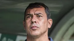 Fábio Carille durante jogo contra o Palmeiras.