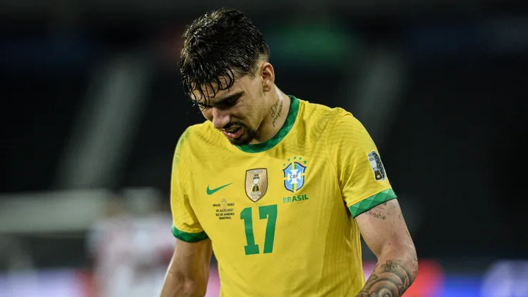 Lucas Paquetá em partida pelo Brasil. Foto: Nayra Halm/Fotoarena