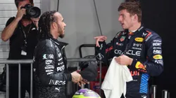 Hamilton e Verstappen no GP de Singapura (2024)