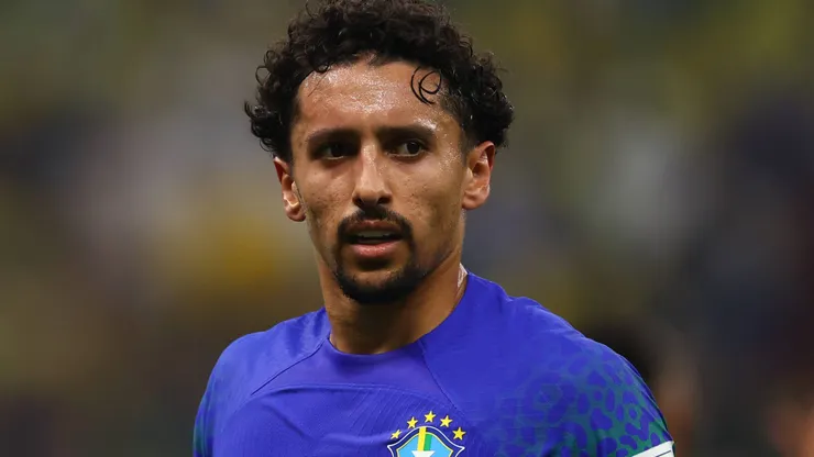 Marquinhos durante partida pela Seleção Brasileira contra Camarões, pela Copa do Mundo de 2022. Foto: David Klein