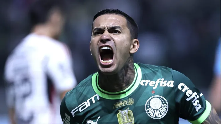 Dudu, do Palmeiras, no Brasileirão. Foto: Marcello Zambrana/AGIF