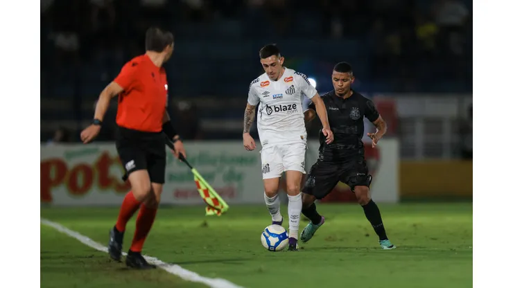 Jogadores de Santos x Mirassol