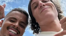 David Luiz e Allan, ambos do Flamengo Foto: Reprodução/Inta/David Luiz