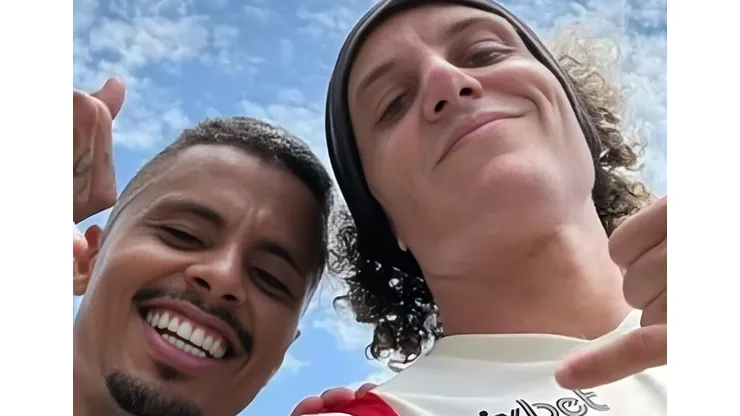 David Luiz e Allan, ambos do Flamengo Foto: Reprodução/Inta/David Luiz