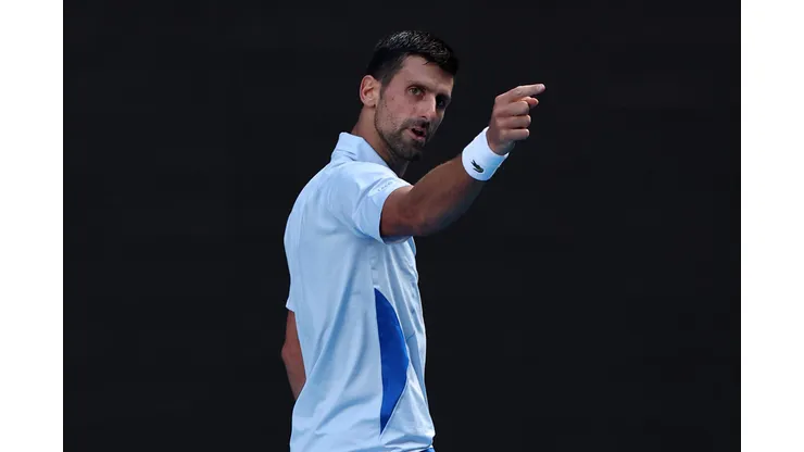 Djokovic em participação no Australian Open de 2024 (Foto: Daniel Pockett/Getty Images)