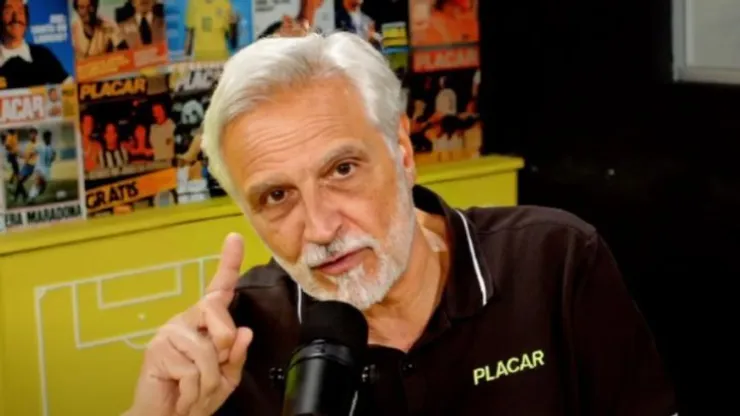 Sormani comentando na Placar TV - Foto: Reprodução/YouTube/Placar.