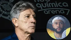 Renato foi oferecido ao Timão novamente e há chance de trabalhar com Memphis Depay em 2025 - Fotos: IMAGO