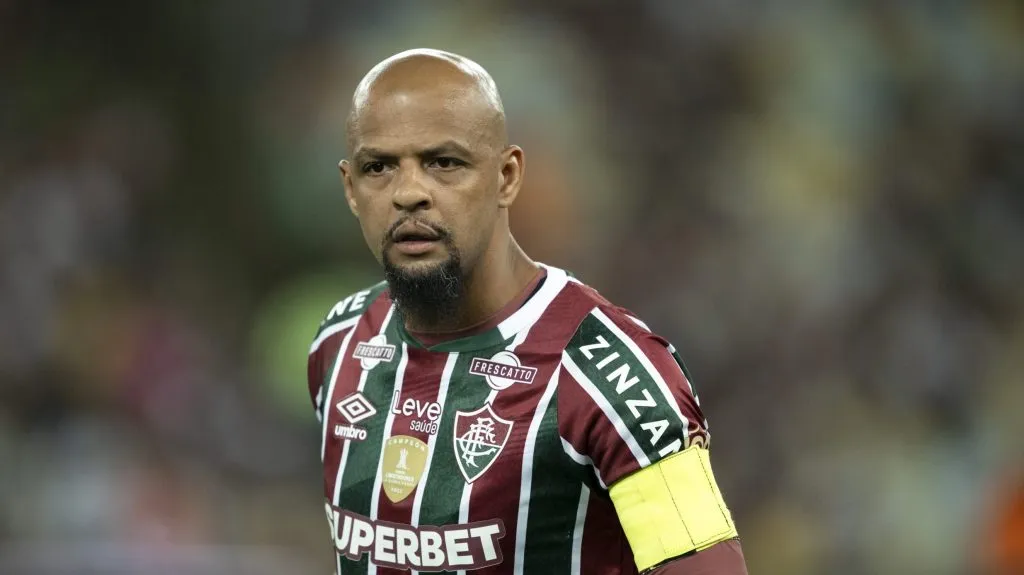 Felipe Melo em partida do Flumiense