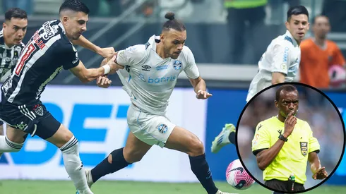 Áudio do VAR foi revelado pela CBF e irritou ainda mais os gremistas - Fotos: LUCAS UEBEL/GFPA e IMAGO