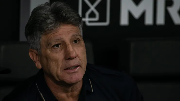 Renato Gaúcho, técnico do Gremio durante partida contra o Atletico-MG no estadio Arena MRV pelo Brasileirão 2024 desapontado com a injustiças da arbitragem