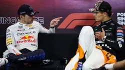 Verstappen e Norris no GP de Singapura
