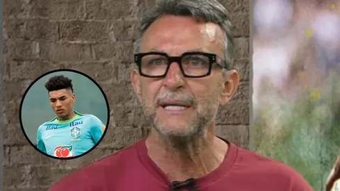 Igor Jesus de titular foi reprovado por Neto - Fotos: Reprodução/TV Bandeirantes (foto 1) - Rafael Ribeiro/CBF (foto 2).