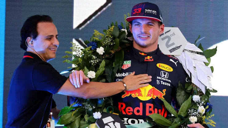 Felipe Massa e Verstappen no GP do Brasil (2021)