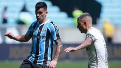 Grêmio enfrenta o Atlético-MG na Arena MRV. Foto: Maxi Franzoi/AGIF