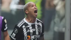 Deyverson jogador do Atlético-MG comemora seu gol durante partida contra o Fluminense na Arena MRV pela Copa Libertadores 2024. Foto: Gilson Lobo/AGIF