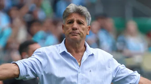 Renato Gaúcho durante partida contra o Juventude, na final do Campeonato Gaúcho, na Arena Grêmio.