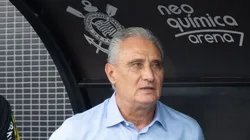 Tite durante a partida entre Corinthians e Flamengo, pelo Campeonato Brasileiro, na Neo Química Arena. Foto: Rodilei Morais