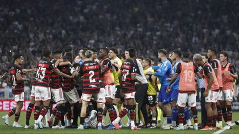 Corinthians e Flamengo, em jogo do Brasileirão de 2024. Photo by Miguel Schincariol/Getty Images