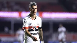 Atacante são-paulino sofreu lesão no clássico contra o Palmeiras