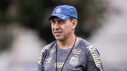 Fábio Carille finaliza preparação do Santos. Foto: Raul Baretta/ Santos FC