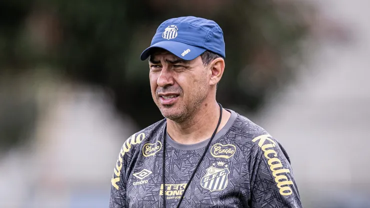 Fábio Carille finaliza preparação do Santos. Foto: Raul Baretta/ Santos FC