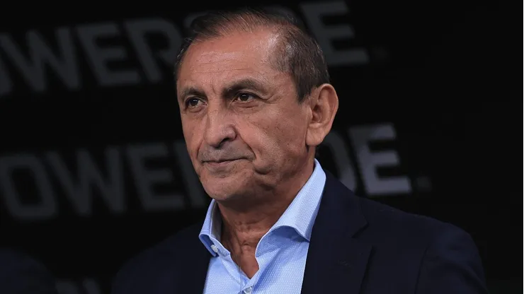 Ramón Díaz durante partida entre Corinthians e Red Bull Bragantino, pela Copa Sul-Americana, na Neo Química Arena.