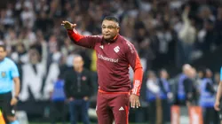 Roger durante o 2° tempo do jogo contra o Alvinegro do Parque São Jorge. Foto: Ricardo Duarte / Internacional
