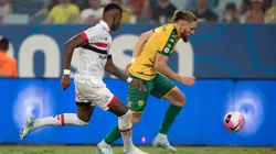 Com gols de Bruno Alves e Clayson, Cuiabá derrota o São Paulo na Arena Pantanal. Foto: Gil Gomes/AGIF