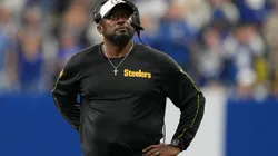 Mike Tomlin Head Coach durante jogo entre Pittsburgh Steelers e Indianapolis Colts. Brook Ward / Apparent Media Group Indianapolis USA - ZUMAa234 20240929_zsa_a234_288 Copyright: xAMGx