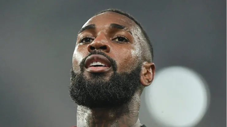 Gerson durante jogo do Fla pelo Campeonato Brasileiro de 2024.