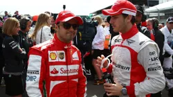 Felipe Massa e Jules Bianchi no GP da Australia, em 2013